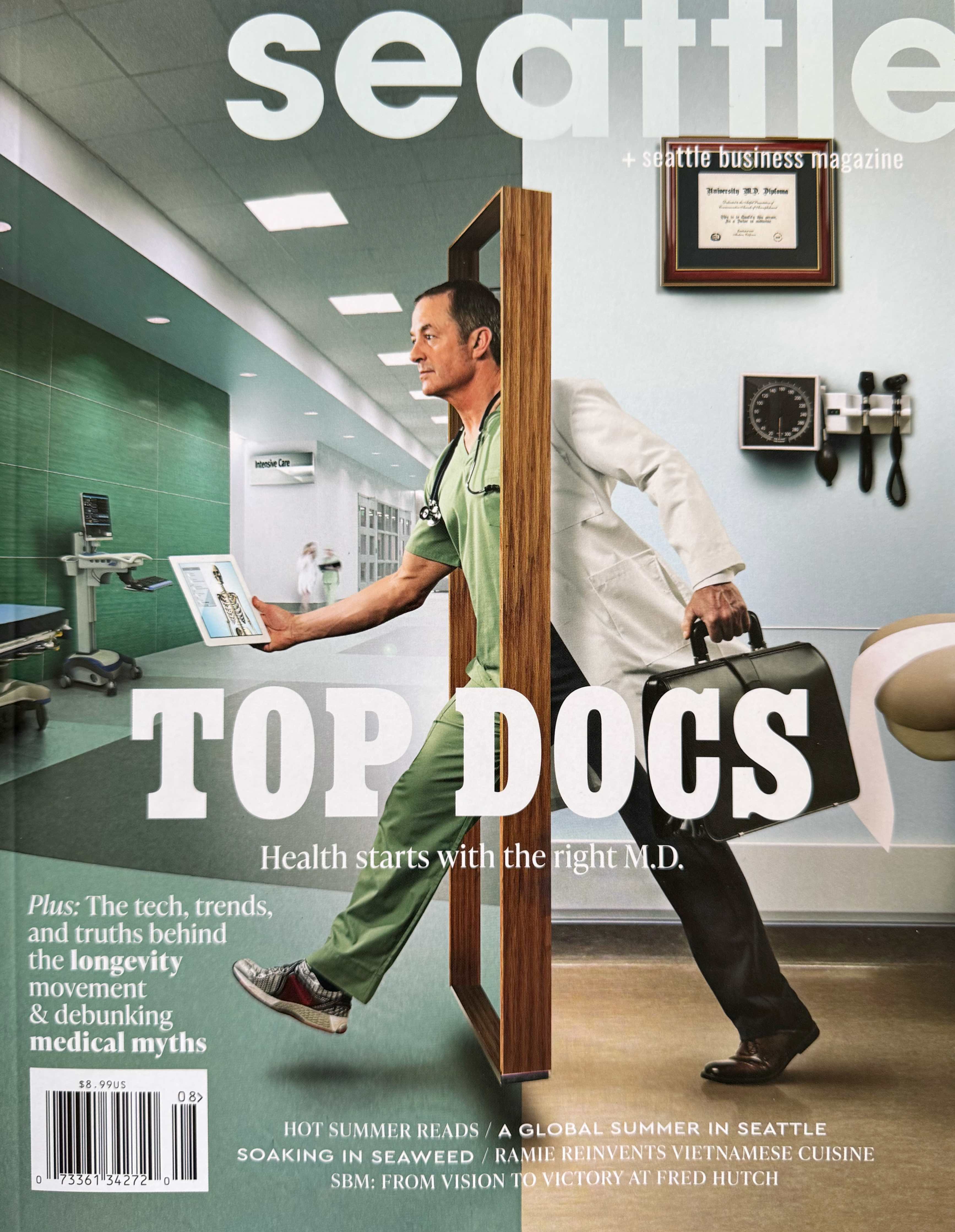 Seattle Magazine 2025 Top Doc Cover